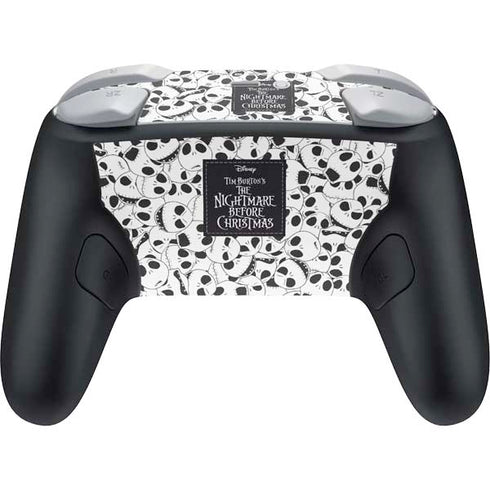 Disney The Nightmare Before Christmas Jack Skellington Pattern Nintendo Switch 2 (2025) Pro Controller Skin