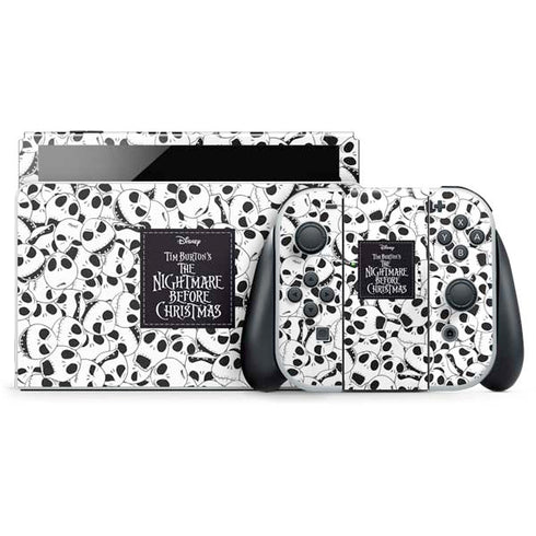 Disney The Nightmare Before Christmas Jack Skellington Pattern Nintendo Skins