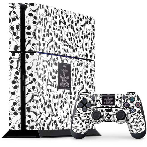 Disney The Nightmare Before Christmas Jack Skellington Pattern PlayStation PS4 Skins
