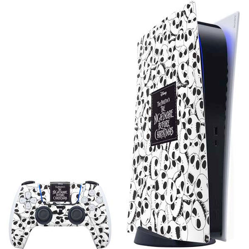 Disney The Nightmare Before Christmas Jack Skellington Pattern PlayStation PS5 Skins