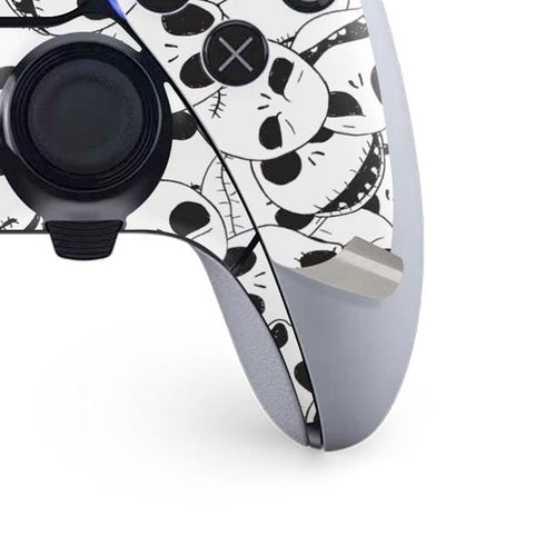 Disney The Nightmare Before Christmas Jack Skellington Pattern PS5 DualSense Edge Pro Controller Skin