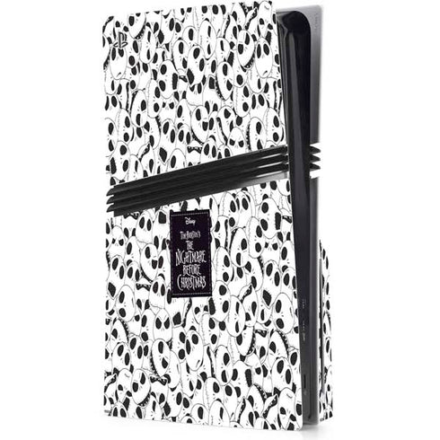 Disney The Nightmare Before Christmas Jack Skellington Pattern PS5 Pro Disk Console Skin