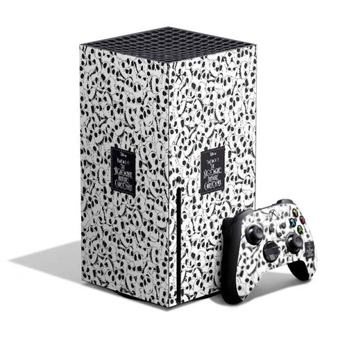 Disney The Nightmare Before Christmas Jack Skellington Pattern Xbox Series X Bundle Skin