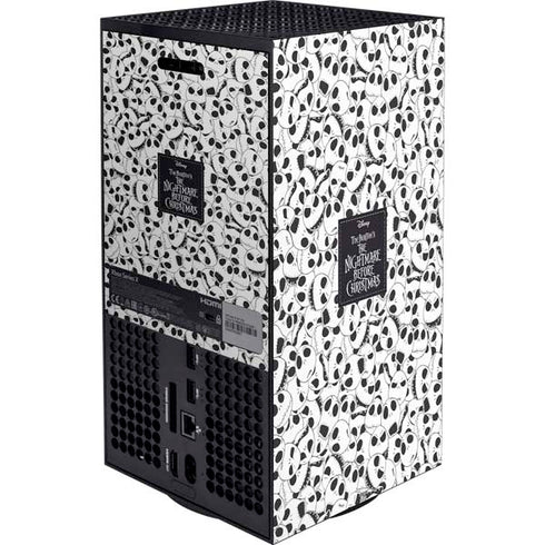 Disney The Nightmare Before Christmas Jack Skellington Pattern Xbox Series X Bundle Skin
