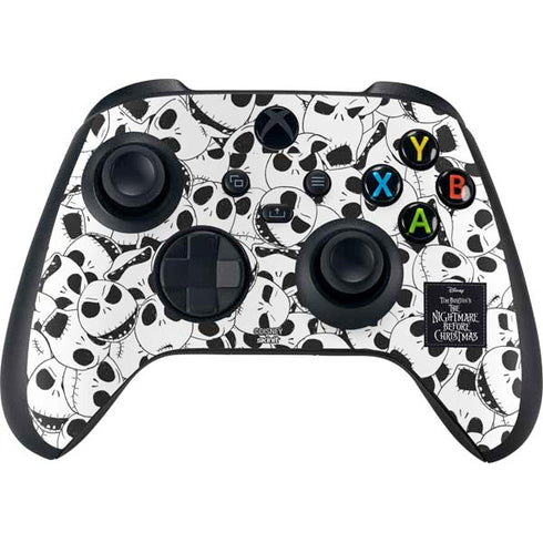Disney The Nightmare Before Christmas Jack Skellington Pattern Xbox Series X Bundle Skin