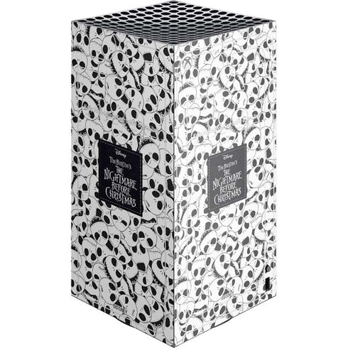 Disney The Nightmare Before Christmas Jack Skellington Pattern XBox Series X Digital Edition Console Skin