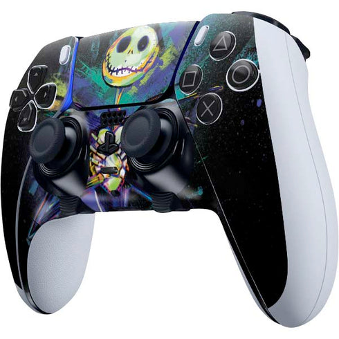 Disney The Nightmare Before Christmas Jack Skellington Art PS5 DualSense Edge Pro Controller Skin