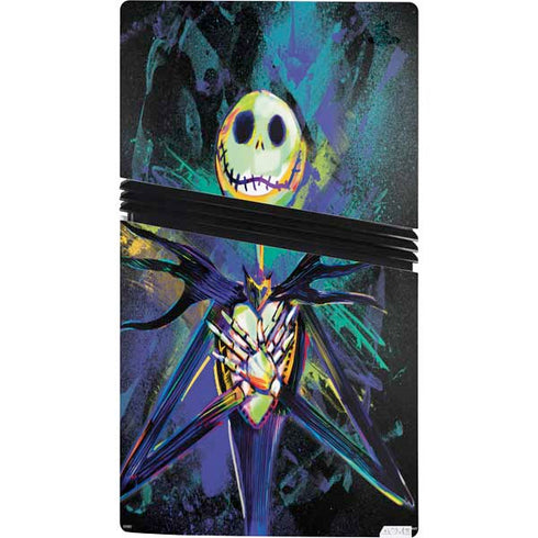 Disney The Nightmare Before Christmas Jack Skellington Art PS5 Pro Console Skin