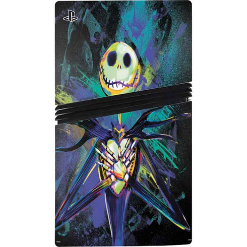 Disney The Nightmare Before Christmas Jack Skellington Art PS5 Pro Disk Bundle Skin