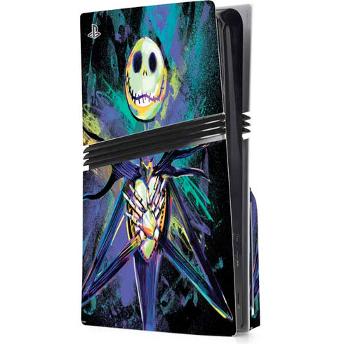 Disney The Nightmare Before Christmas Jack Skellington Art PS5 Pro Disk Console Skin