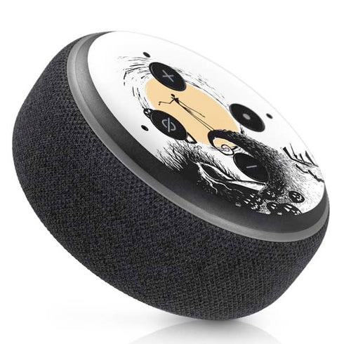 Disney The Nightmare Before Christmas Jack on Spiral Hill Art Amazon Echo Dot Skin