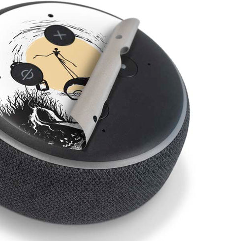 Disney The Nightmare Before Christmas Jack on Spiral Hill Art Amazon Echo Dot Skin