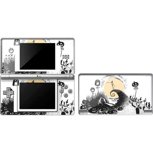 Disney The Nightmare Before Christmas Jack on Spiral Hill Art Nintendo Skins