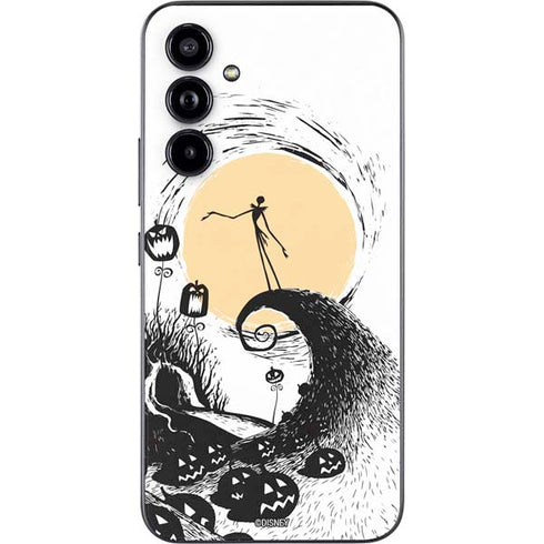Disney The Nightmare Before Christmas Jack on Spiral Hill Art Galaxy A54 5G Skin