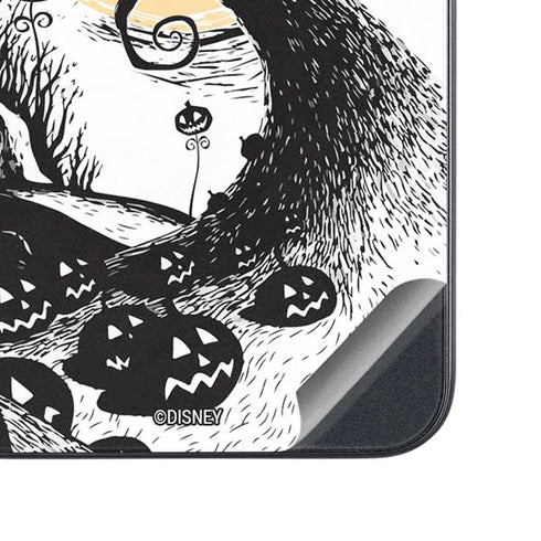 Disney The Nightmare Before Christmas Jack on Spiral Hill Art Galaxy A54 5G Skin