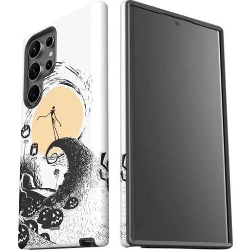 Disney The Nightmare Before Christmas Jack on Spiral Hill Art Galaxy S23 Ultra Pro Case