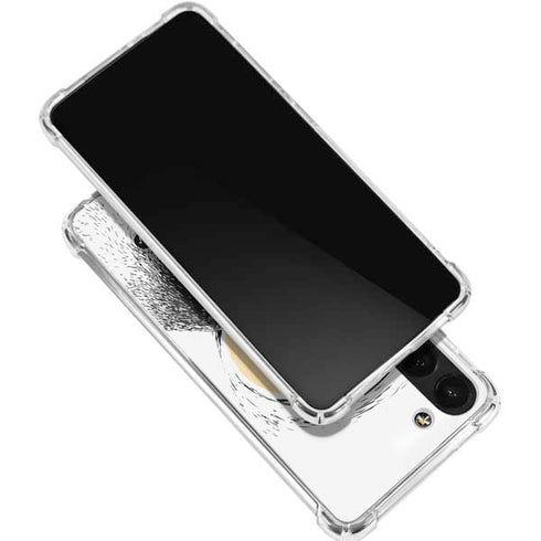 Disney The Nightmare Before Christmas Jack on Spiral Hill Art Galaxy S24 FE Clear Case