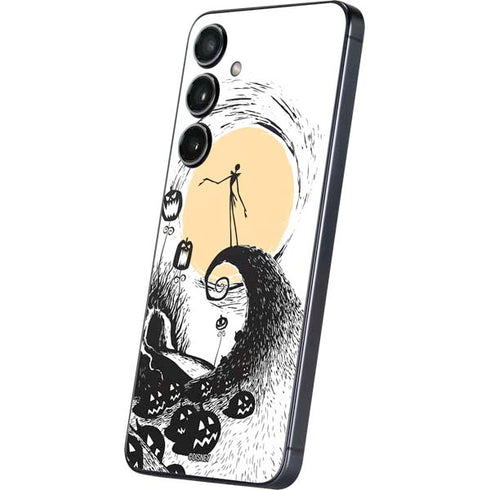 Disney The Nightmare Before Christmas Jack on Spiral Hill Art Galaxy S24 Plus Skin