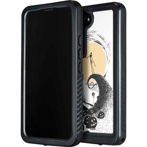 Disney The Nightmare Before Christmas Jack on Spiral Hill Art Galaxy S24 Plus Waterproof Case