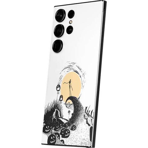 Disney The Nightmare Before Christmas Jack on Spiral Hill Art Galaxy S25 Ultra Skin