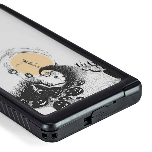 Disney The Nightmare Before Christmas Jack on Spiral Hill Art Galaxy S24 Ultra Waterproof Case