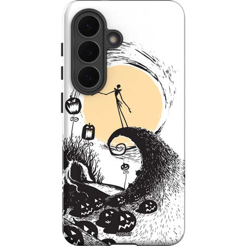 Disney The Nightmare Before Christmas Jack on Spiral Hill Art Galaxy S26 Impact Case