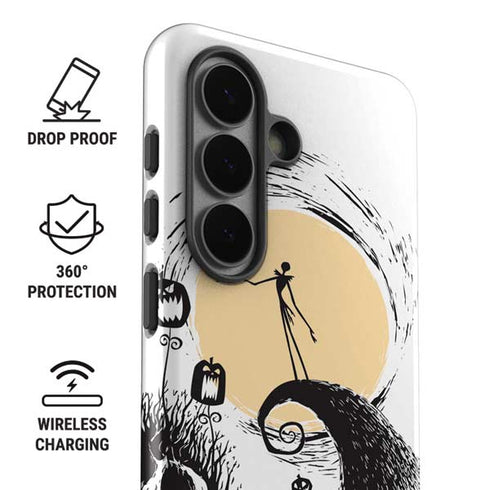 Disney The Nightmare Before Christmas Jack on Spiral Hill Art Galaxy S26 Impact Case