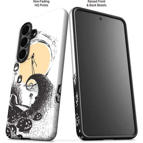 Disney The Nightmare Before Christmas Jack on Spiral Hill Art Galaxy S26 Impact Case