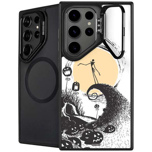 Disney The Nightmare Before Christmas Jack on Spiral Hill Art Galaxy S26 Ultra Kickstand Case