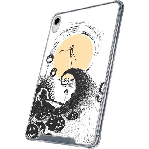 Disney The Nightmare Before Christmas Jack on Spiral Hill Art iPad 11th Gen (2025) Clear Case