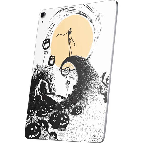 Disney The Nightmare Before Christmas Jack on Spiral Hill Art Apple iPad Air Skin