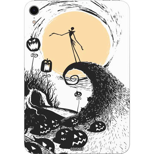 Disney The Nightmare Before Christmas Jack on Spiral Hill Art Apple iPad Mini Skin