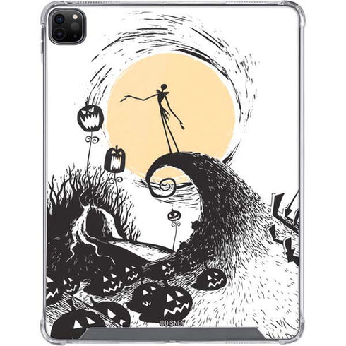 Disney The Nightmare Before Christmas Jack on Spiral Hill Art iPad Cases
