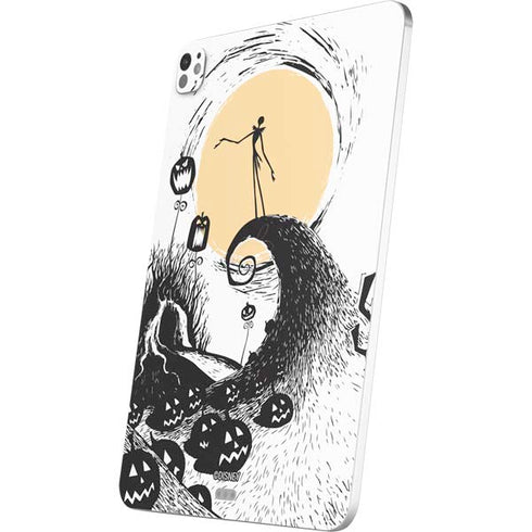 Disney The Nightmare Before Christmas Jack on Spiral Hill Art iPad Pro 13in M4 (2024) Skin