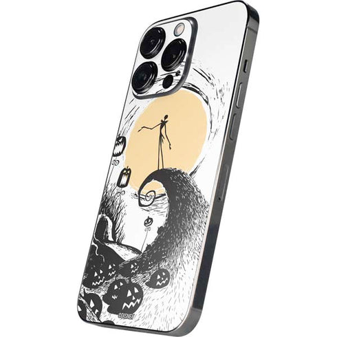 Disney The Nightmare Before Christmas Jack on Spiral Hill Art iPhone 15 Pro Max Skin