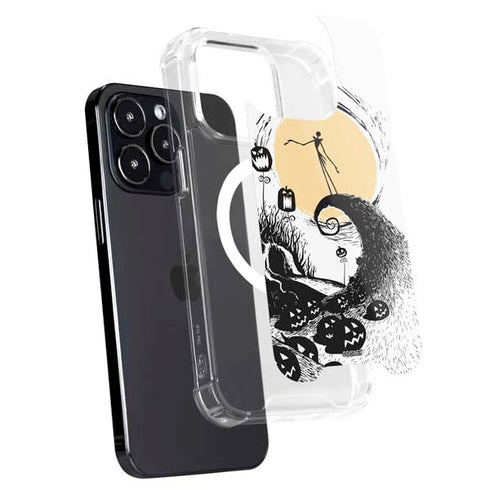 Disney The Nightmare Before Christmas Jack on Spiral Hill Art iPhone 16 Pro Max MagSafe Case