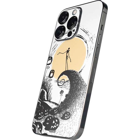 Disney The Nightmare Before Christmas Jack on Spiral Hill Art iPhone 16 Pro Max Skin