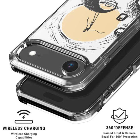 Disney The Nightmare Before Christmas Jack on Spiral Hill Art iPhone 17 Air Clear Case