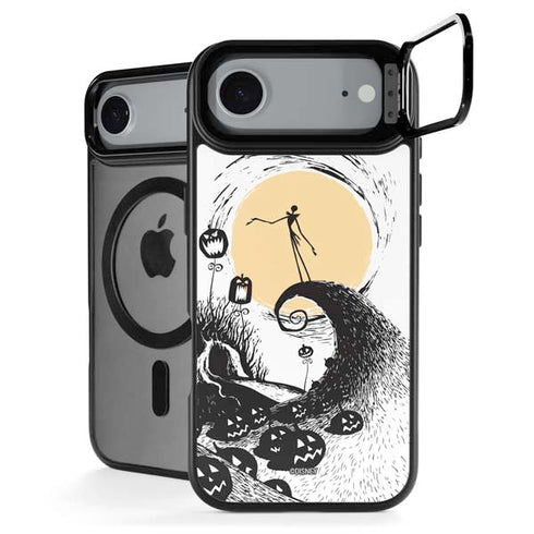 Disney The Nightmare Before Christmas Jack on Spiral Hill Art iPhone 17 Air Kickstand Case