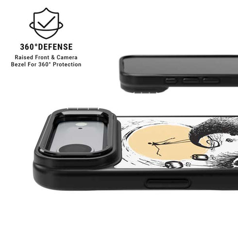 Disney The Nightmare Before Christmas Jack on Spiral Hill Art iPhone 17 Air Kickstand Case