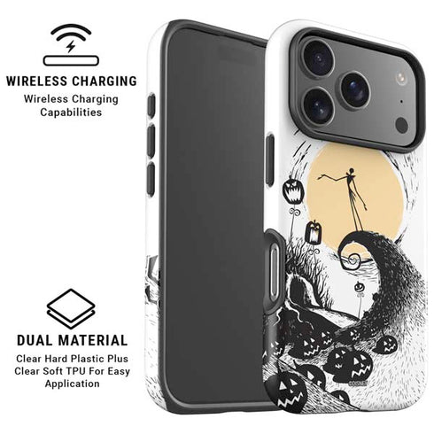 Disney The Nightmare Before Christmas Jack on Spiral Hill Art iPhone 17 Pro Magsafe Impact Case