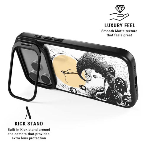 Disney The Nightmare Before Christmas Jack on Spiral Hill Art iPhone 17 Pro Max Kickstand Case