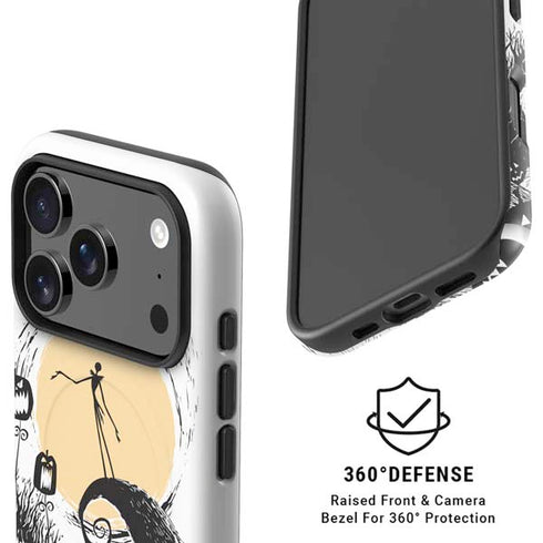 Disney The Nightmare Before Christmas Jack on Spiral Hill Art iPhone 17 Pro Max Magsafe Impact Case