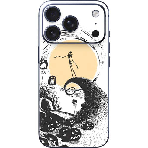 Disney The Nightmare Before Christmas Jack on Spiral Hill Art iPhone 17 Pro Skin