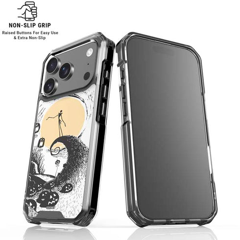 Disney The Nightmare Before Christmas Jack on Spiral Hill Art iPhone 18 Pro Clear Case