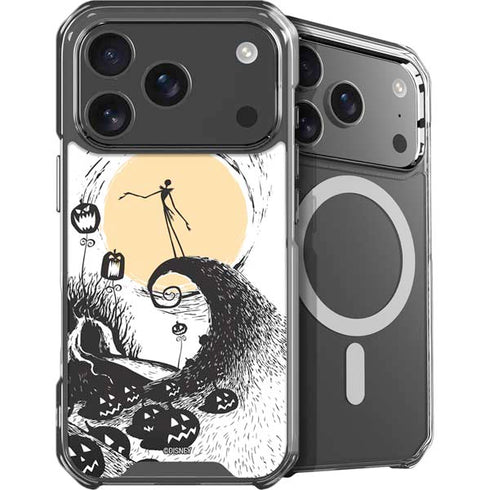 Disney The Nightmare Before Christmas Jack on Spiral Hill Art iPhone 18 Pro MagSafe Case