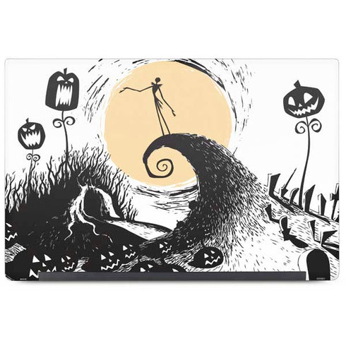 Disney The Nightmare Before Christmas Jack on Spiral Hill Art Dell Latitude Skin