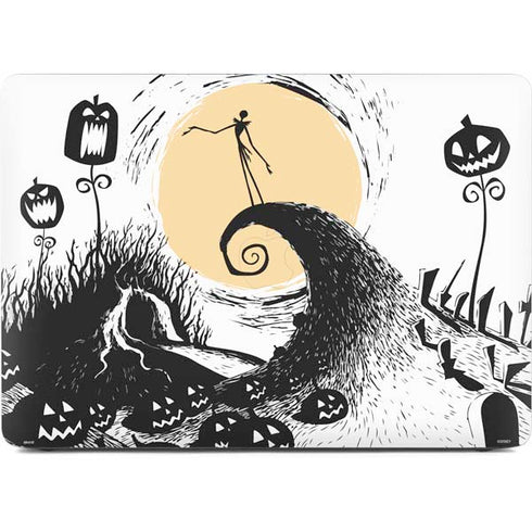 Disney The Nightmare Before Christmas Jack on Spiral Hill Art Apple MacBook Air Skin