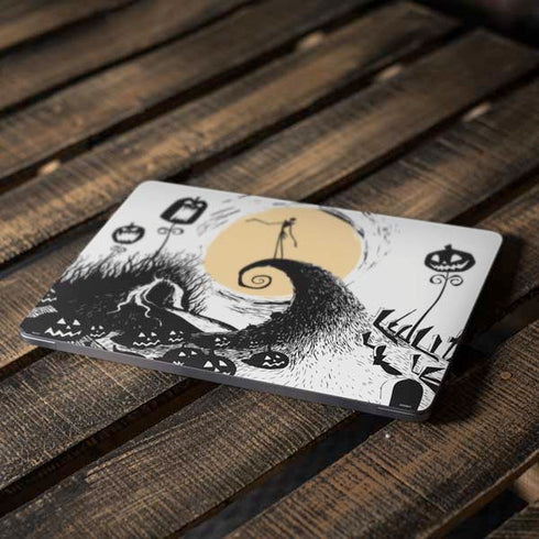 Disney The Nightmare Before Christmas Jack on Spiral Hill Art Apple MacBook Air Skin
