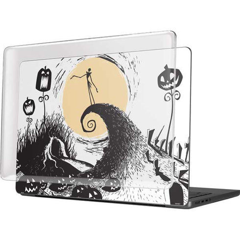 Disney The Nightmare Before Christmas Jack on Spiral Hill Art MacBook Pro 14in (2021-24) Case plus Skin